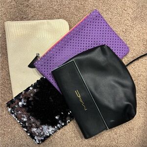 Assorted makeup bags